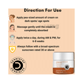 Dermisrty Combo Pack of No Pigmentation Dark Spots Removal Kojic Acid Face Cream (50ml) and Face Wash (100ml) thumbnail