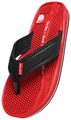 Ortho + Rest M10015 Cool Comfirt for Your Aching Feet Orthopedic Slippers for Men | Anti-Skid Flip Flops with Acupressure Massage Footbed | Extra Soft Red Size 10 thumbnail