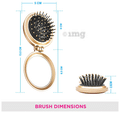 Vega R2 FM Compact Hair Brush with Foldable Mirror thumbnail