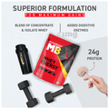 MuscleBlaze Whey Energy | With Digezyme & Multivitamins Blend | For Immunity | Powder Chocolate with Shaker thumbnail