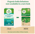 Organic India Tea for Immunity, Antioxidant Support & Stress Relief | Flavour Tulsi Peppermint Refresh Green Tea thumbnail