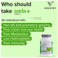 Vedistry Amla+ Tablets (60 Each) Buy 2 Get 1 Free thumbnail