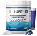 Inlife Japanese Marine Collagen Supplements| Fish Collagen Powder for Skin & Hair Blueberry thumbnail