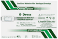 Surgiwear GDOTP10 / GDTP10F OwnTone G Dress (8.5 x 6.5cm) Transparent with Pad (5 x 3cm) thumbnail