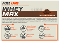 Fuel One Whey Max, Whey Protein Concentrate & Whey Protein Isolate Chocolate thumbnail