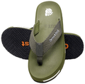 Ortho + Rest M10013 Men slippers with Cushioned Footbed | Soft Comfortable Stylish and Anti Skid Men's Flip-Flops & Slippers Daily Use Olive Size 6 thumbnail