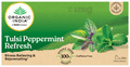 Organic India Tea for Immunity, Antioxidant Support & Stress Relief | Flavour Tulsi Peppermint Refresh Green Tea thumbnail