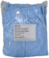 Haxor LWR5126 Fleece Unisex Post Surgery Recovery Velcro Open Tearaway Trouser for Quick Access for Post-Op Care Light Blue XL thumbnail