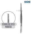 Bos Medicare Surgical Dissecting Pointed Forceps Stainless Steel 4inch thumbnail
