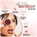 Aravi Organic Beetroot Lip Scrub, Shea Cocoa Butter for Chapped & Pigmented Brightening Lips Scrub thumbnail