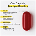Krill Oil Omega-3 with CoQ10 | 1000mg Krill Oil, EPA, DHA & Astaxanthin | by Tata 1mg thumbnail