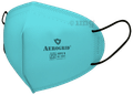 Aerogrid FFP2 Premium 6 Layer N95 Mask with Headband Converter Strip Green with White Ear Loop thumbnail