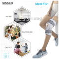 Vissco Elastic Hinged Knee Brace With Open Patella 0718 Grey Small thumbnail