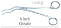 Bos Medicare Surgical Stainless Steel Cheatle Forceps 8inch thumbnail