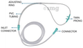 Lifeline Oxygen Delivery Nasal Cannula Set for Adults, Universal Connector, Soft Touch Tubing, Adjustable Ring thumbnail