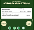 Rasayanam Ashwagandha KSM 66 500mg Capsule thumbnail