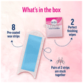Veet Professional Waxing Strips Kit, 8 Strips for Sensitive Skin thumbnail
