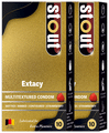 Stout Extacy Multitextured Condom (10 Each) Strawberry thumbnail