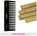 Vega HMBC-406 Large Shampoo Hair Comb,Handmade for Men & Women thumbnail