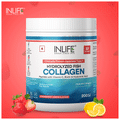 Inlife Japanese Marine Collagen Supplements| Fish Collagen Powder for Skin & Hair Strawberry Lemon thumbnail