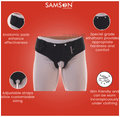 Samson Hernia Belt | Adjustable Support for Hernia Relief & Post-Surgery Recovery Universal Black thumbnail