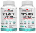 SWISSLIFE FOREVER Vitamin D3 + K2 Veg Tablet (60 Each) thumbnail
