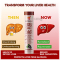 Potencia Detox Liver & Lungs Effervescent Tablet (15 Each) Wild Grape No Added Sugar thumbnail