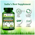 Agniveda Naturals Plant-Based Ashwagandha Veg Capsules thumbnail