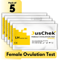 JusChek+ Ovulation Detection Kit to Identify Fertility Days for Pregnancy thumbnail