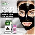 Vedic Ayurveda Combo Pack of Activated Charcoal face pack (100gm) with Rose Water (60ml) thumbnail