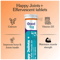 Good Yog Happy Joints + Calcium with Vitamin D3 Effervescent Tablet Orange thumbnail