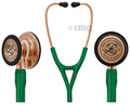 MDLS Life Strong Cardiology IV Rose Gold Stethoscope Green thumbnail