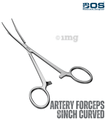 Bos Medicare Surgical Artery Forcep Stainless Steel Curved 8inch thumbnail