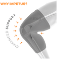 Impetus Knee Support Flex Black Large thumbnail