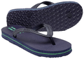 Ortho + Rest Unisex Hawaii Chappal Orthopedic Comfort, Bathroom Rubber Flip-Flops Navyblue 10 thumbnail