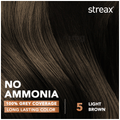 Streax Creme Hair Colour 5 Light Brown thumbnail