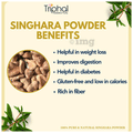 Triphal Singhara Dry/ Singhara Sukha/ Water Chestnut/ Singhada Sookha Powder thumbnail