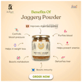 Adya Organics Date Palm Jaggery Powder No Added Sugar thumbnail