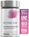 Decode Age Pure Trans Resveratrol 250mg helps in Slow down Ageing and Improve Metabolism thumbnail