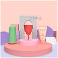 UnBound Reusable Menstrual Cup Applicator with Lubricant Large thumbnail