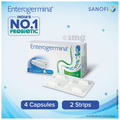 Enterogermina Probiotic Capsule Supplement for Diarrhea Treatment & Restoration of Gut Flora, for Kids & Adults Capsule thumbnail