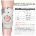 Vissco Neoprene Knee Cap, Ideal mild support for free Knee movement Large Black thumbnail