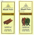 Khadi Pure Combo Pack of Cinnamon Oil & Eucalyptus Oil (15ml Each) thumbnail