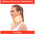 Samson Cervical Collar Soft (Firm Density) for Neck Support, Pain Relief, and Injury Recovery Beige Small thumbnail