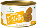 Lifespan Protein Diskettes | High Protein Biscuits | Calcium, Vitamins and Minerals | Vanilla thumbnail