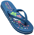 Ortho + Rest Women's Cool Extra Soft and Comfortable Orthopedic Flip Flops for Home Daily Use Blue 9 thumbnail