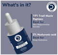 Dermistry Pure 10% Snail Mucin 2% Hyaluronic Acid Anti Ageing Face Serum thumbnail