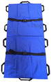 Healthcave Premium Foldable Soft Stretcher Blue for Carrying Patients with 10 handles and Buckle Strap thumbnail