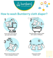 Bumberry Adjustable Reusable Cloth Diaper Cover With 1 Wet Free Insert Olive thumbnail