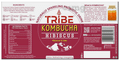 Tribe Kombucha Naturally Sparkling Probiotic Drink HIbiscus (210ml Each) Hibiscus & Lime thumbnail
